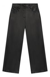 Брюки из экокожи MSGM Kids