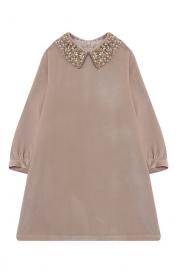 Бархатное платье IL GUFO