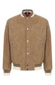 Замшевый бомбер HUGO