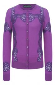 Кардиган из шерсти и хлопка Dolce&Gabbana