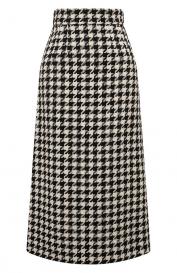 Юбка из шерсти и хлопка Dolce&Gabbana