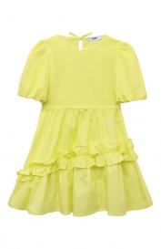 Хлопковое платье MSGM Kids