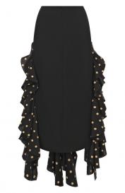 Юбка из шерсти и вискозы Moschino