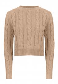 Джемпер фигурной вязки "Zoe" AZUR