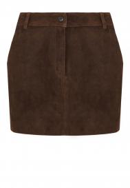замшевая мини юбка THE REAL BASE