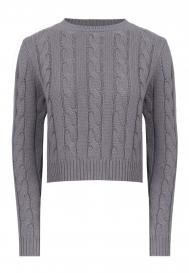 Джемпер фигурной вязки "Zoe" AZUR