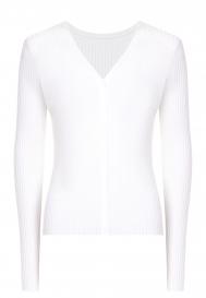 Кардиган из плотного трикотажа в рубчик AZUR