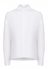 Льняная рубашка свободного кроя "Clemence" AZUR