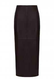 Кожаная макси юбка THE REAL BASE