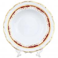 Тарелка глубокая  Мария-Луиза Красная линия, 23 см Thun 1794