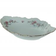 Блюдо для хлеба  Дикая роза 34 см отводка золото BERNADOTTE