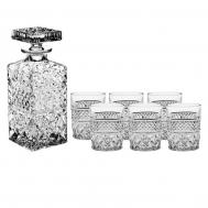 Набор  Madison для виски 240 мл / 700 мл CRYSTAL BOHEMIA