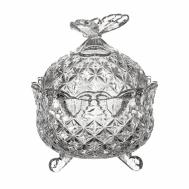 Сахарница  Бабочка 13.5 см CRYSTAL BOHEMIA