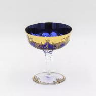 Набор бокалов  креманки для шампанского кобальт 250 мл 6 шт Nike