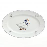 Блюдо овальное  Констанция Гуси 39 см Thun 1794