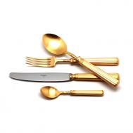 Столовый набор  LINE GOLD 9172 24 предмета матовый Cutipol