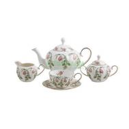 Сервиз чайный 18 предметов 6 персон Магнолия Персия Hatori