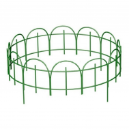 Садовое ограждение  Заборчик для клумбы широкий 4 секции зз-086 Liana