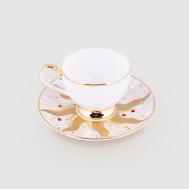 Пара кофейная  Дэй Уайт с кристаллами Swarovski Hankook/Prouna