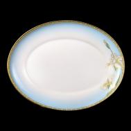 Блюдо овальное  Ирис 35 см Hankook/Prouna