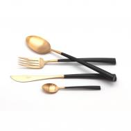 Столовый набор  NOOR GOLD 9282 24 предмета матовый Cutipol