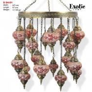 Люстра  Selection S 04-01 красная Exotic