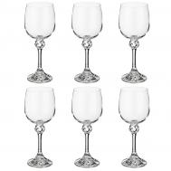 Набор бокалов  Джулия 230 мл гладкое бесцветное 6 шт CRYSTALEX