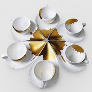 Набор чайный  Сплэш 12 предметов 6 персон Hankook/Prouna