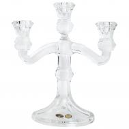 Подсвечник хрустальный  3-х рожковый CRYSTAL BOHEMIA