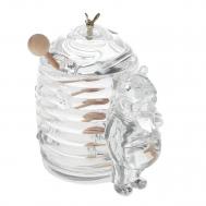 Доза  Мишка с ульем 15 см CRYSTAL BOHEMIA