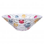 Салатник  Lisboa 30 см цветные шары Bohemia Jihlava