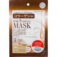 Маска для лица  Pure 5 Essence С коллагеном 1 шт JAPAN GALS