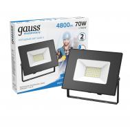 Прожектор светодиодный  LED 70W IP65 6500К черный 1/24 Gauss