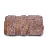 Полотенце махровое  perfetto твист 50х100 коричневый Cleanelly
