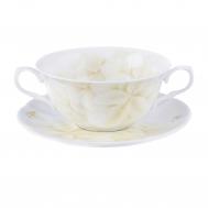 Бульонница с блюдцем  Магнолия 370 мл Hatori