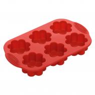 Форма для 6 маффинов  Mila 29x17x3.7 см цветы NADOBA
