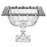 Салатник на ножке  Pierced 29.5 см CRYSTAL BOHEMIA