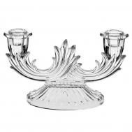 Подсвечник 2-х рожковый  21х13х10 см CRYSTAL BOHEMIA