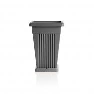 Горшок piramide с поддоном Серый 40x40x59 (31907) Bama