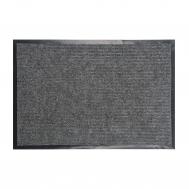 Коврик придверный  влаговпитывающий на пвх ребро 3:2 сер 60x90см Лидер