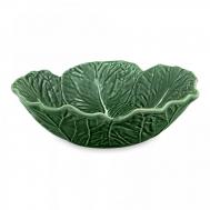 Салатник с резным краем  капуста 29 см Bordallo Pinheiro