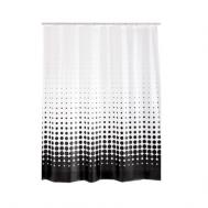 Штора для ванных комнат Blacky черный 180Х200 Ridder