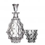 Набор для виски  a.s. fortune штоф 700мл+6шт CRYSTAL BOHEMIA