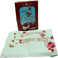 Полотенца набор 1+1 шт 40х60.60х110  БЛУМ-ГТ / СИНИЙ Grand textile