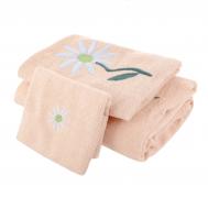 Полотенца набор 3шт  РОМАШКА-ГТ / ПЕРСИК Grand textile