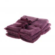 Комплект салфеток  Пуатье сливовый 30x30 см 3 шт Togas