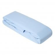 Простыня на резинке  140х200 см Голубой Belashoff