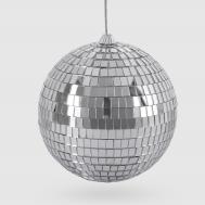 Шар зеркальный  серебро 15 см Linhai jinnuo