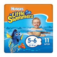 Трусики-подгузники для плавания  Little Swimmers 5-6 (12-18 кг) 11 шт Huggies