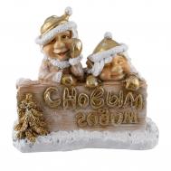 Эльфы у таблички ТПК Полиформ новогодние 30 см Тпк полиформ